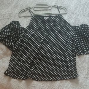 Cold shoulder blouse